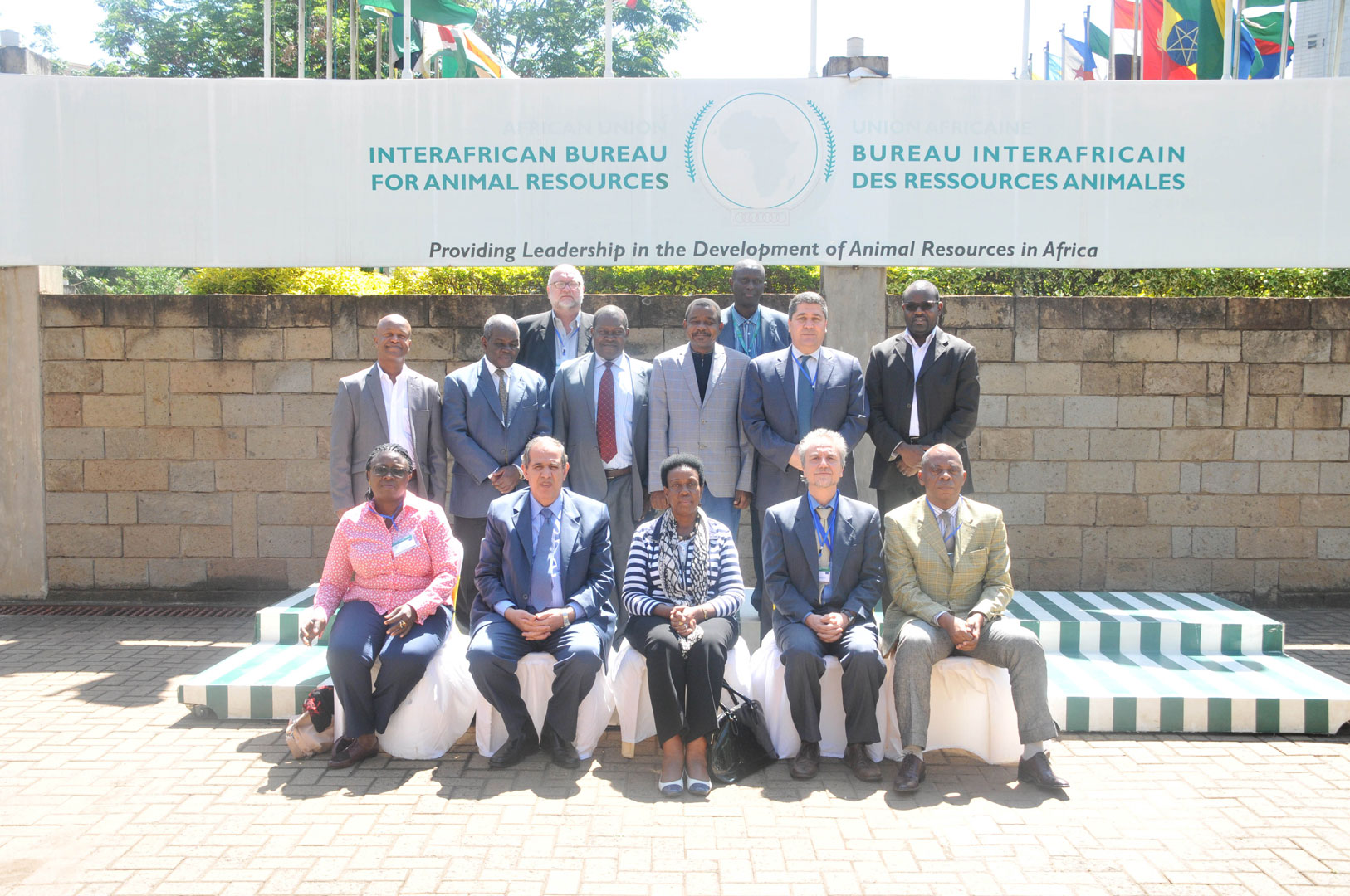  [© 2015 AU-IBAR. Group photo of the Fifth Steering Committee Meeting] © 2015 AU-IBAR. Group photo of the Fifth Steering Committee Meeting