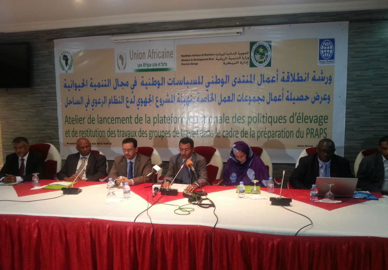  [© 2014 AU-IBAR. From left to right: The PRAPS National team leader, The world bank representative, the permanent secretary ministry of economic affairs and development, the permanent secretary ministry of rural development, the head of strategy, the VET-GOV project officer and the master of ceremony.] © 2014 AU-IBAR. From left to right: The PRAPS National team leader, The world bank representative, the permanent secretary ministry of economic affairs and development, the permanent secretary ministry of ru