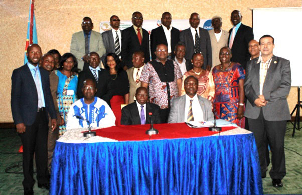 © 2017 AU-IBAR. Group photo: Participants of the training workshop, 25 April 2017, Kinshasa, DRC.