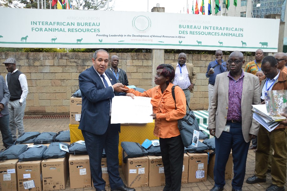 © 2019 AU-IBAR. The second handover event in Nairobi, with the Director of AU-IBAR Professor Ahmed El-Sawalhy officiating the event.